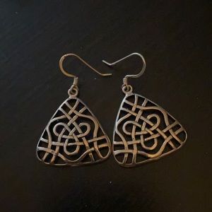 Pretty silver earrings!
